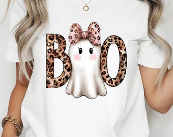 Coquette Boo Ghosts PNG, Clipart Floral Ghosts Ghosts Halloween PNG, Bundle Sublimation Digital Download