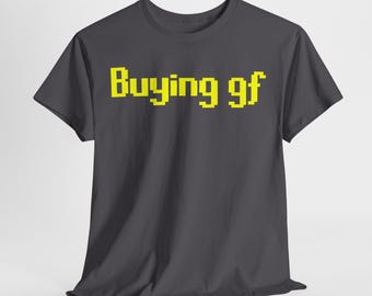 Kauf von GF Unisex T-Shirt, Runescape Tshirt, OSRS, lustiges Grafikshirt, Geschenkidee, Scherz-T-Shirt, Neuheitskleidung