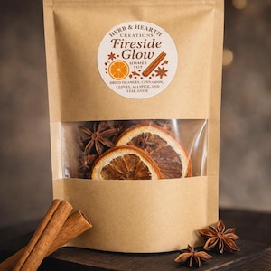 Natural Simmer Pot • Dried Orange & Cirtus Spice Home Fragrance•