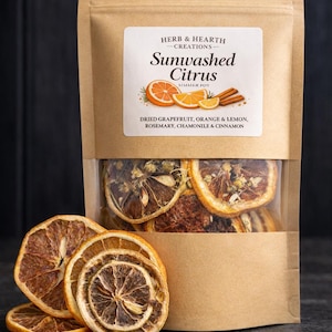 Natural Simmer Pot • Dried Orange & Cirtus Spice Home Fragrance•