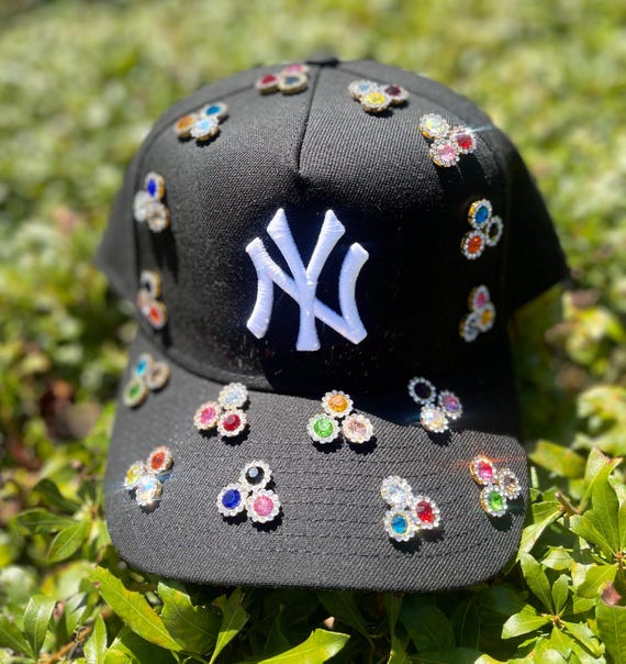 Custom Bling NY Hat – Black Snapback With Multicolored  display picture 1