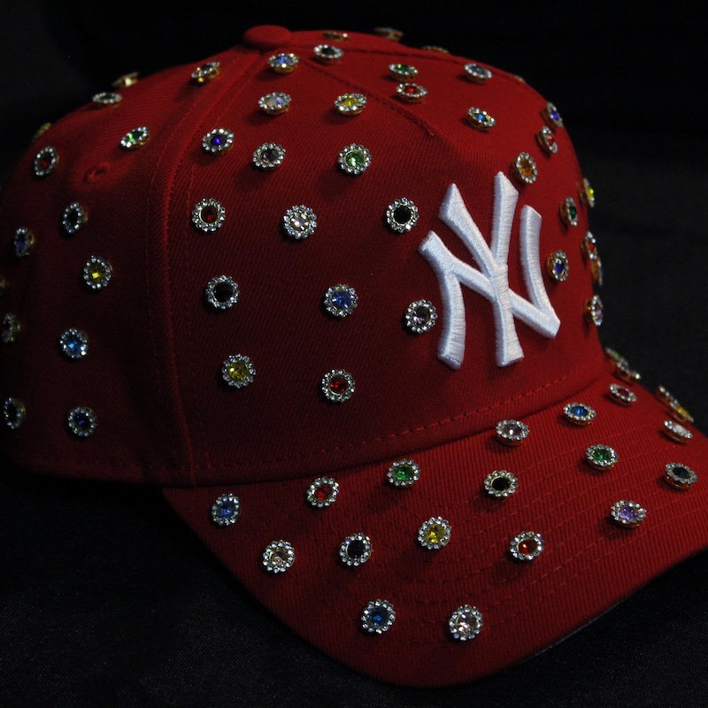 Rhinestone Cap - Etsy