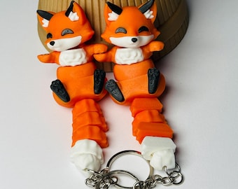 Magnetic Fox: Fun Keychain Toys (2 items)