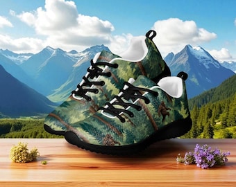 Hidden Bigfoot Hiker Women's Athletic Shoes