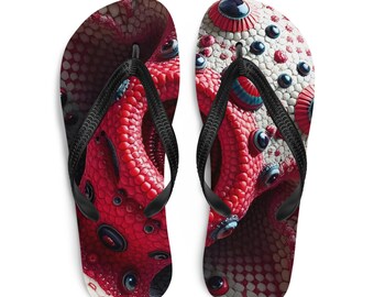 Candy Mouth Gross Out Flip-Flops
