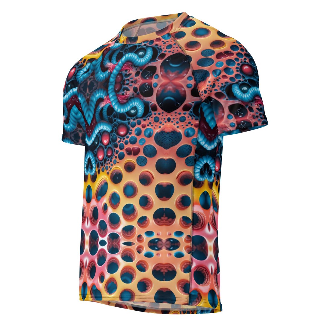 Alien Skin Purple Gross Out Men’s Rash Guard - Etsy