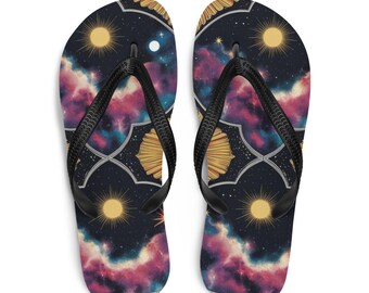 Deco Nebula Flip-Flops
