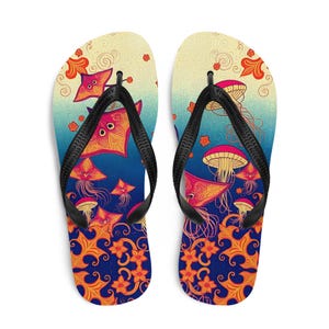 Jellyfish Smack Stingray Fever Flip-Flops