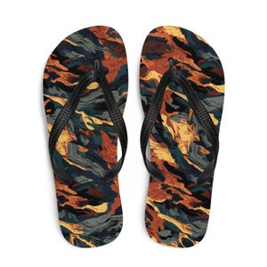 Burnt Sienna Twilight Flip-Flops