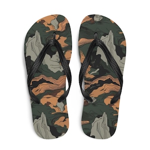 Flip-Flops mit geometrischem Muster