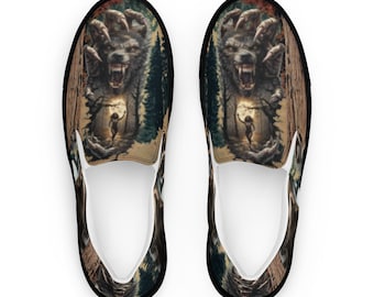 Werewolf MH variant Canvas ladies slip on