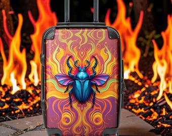 Scarab Beetle Hard-shell suitcase