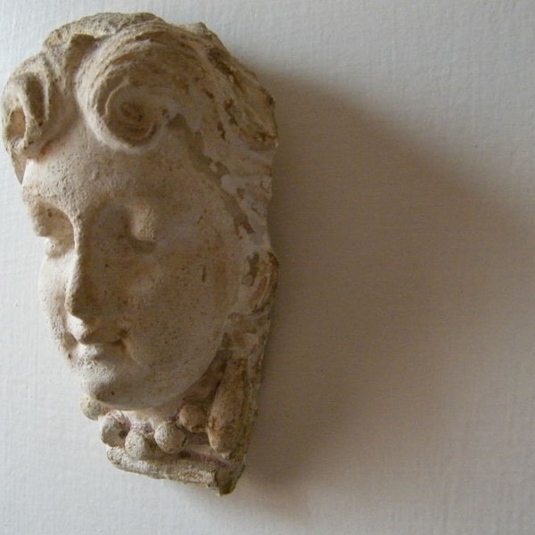 Vintage Plaster Architectural Fragment