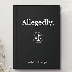 Personalized Allegedly Lawyer Hardback Journal Funny Lawyer Gift Law Student Gift Personalized Notepad, Notebook, Law School Graduation Gift