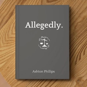 Personalized Allegedly Lawyer Hardback Journal Funny Lawyer Gift Law Student Gift Personalized Notepad, Notebook, Law School Graduation Gift