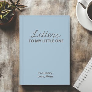 Diario personalizado con cartas para mi pequeño, cuaderno personalizado con cartas para niños de mamá, regalo para embarazadas, libro de recuerdos para bebés.