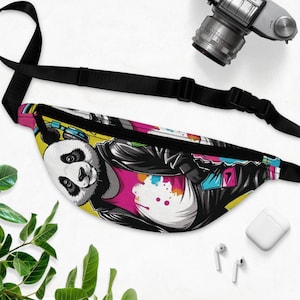 Colorful Panda Fanny Pack - Trendy & Playful Accessory for Everyday Adventures