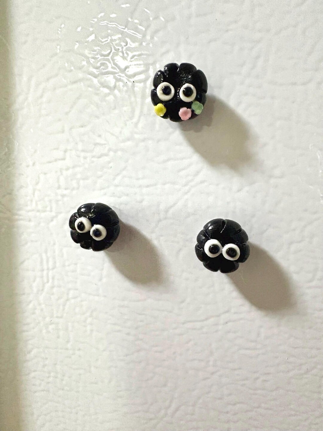 Soot Sprite Fridge Magnets: Studio Ghibli Inspired Polymer Clay (set of ...