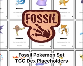 Fossil (DE) Pokémon Sammelmappen-Platzhalter – Hauptset – Digitaler Download
