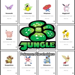 Jungle (PT) Conjunto principal Pokémon Binder Placeholder