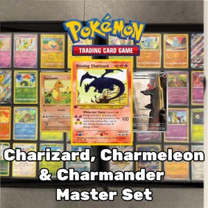 Charmander, Charmeleon & Charizard Master Set Binder Placeholder (EN) – Digital Download