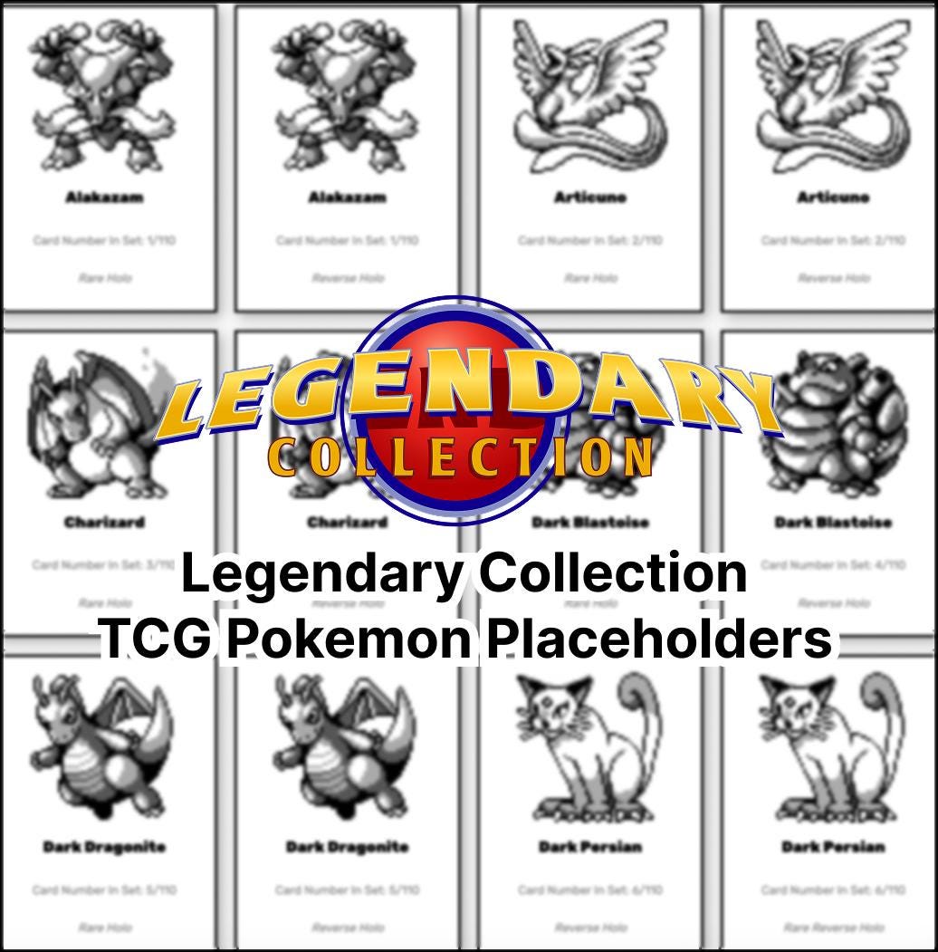 pokemon legendary card set Legendary Collection – Loose Packs Trading Co main image 1