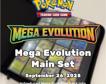 Pokemon TCG Mega Evolution Main Set Downloadable Placeholders - Etsy