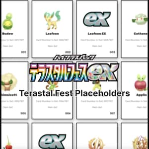 Terastal Festival (JP, KR, CH) Conjunto principal Pokémon Binder Placeholder
