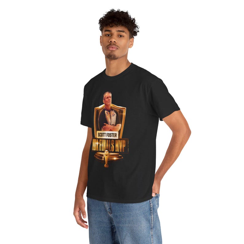 Scott Foster NBA FINALS MVP Refree Meme Oversized T-Shirt image 5