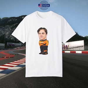 Oscar Piastri Formula 1 &quot;Chill Guy&quot; Unisex Tshirt