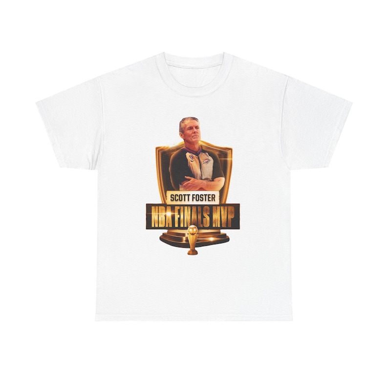 Scott Foster NBA FINALS MVP Refree Meme Oversized T-Shirt image 1