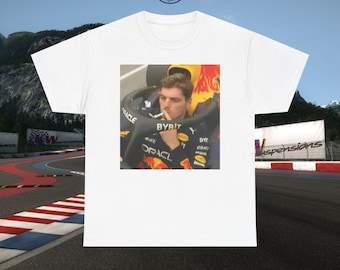 マックス・フェルスタッペン 中指ミーム ユニセックスTシャツ - F1
