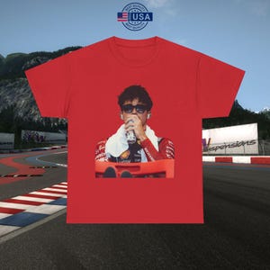 Charles Leclerc F1 Racing Unisex T-Shirt (Italy Grand Prix Discount) - Perfect Gift For Formula 1 Racing Fans, Ferrari F1 Apparel image 5