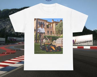 Funny George Russell Mowing Mclaren Formula 1 T-Shirt
