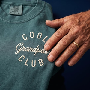 Cool Grandpas Club T-shirt, Fathers Day Shirt, Best Grandpa Tshirt, Comfort Colors® Grandfather T-shirt, Gift for Grandpa