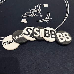 High-Quality 11g Poker Buttons for Professional & Casual Play