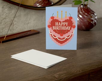 Geburtstags-Mädchen-Geschenk, Kirschkarte, Feier, Freundgeschenk, Schwester, Bestiegeschenke