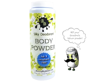 Mens Body Powder, Pick a Scent - Talc and Cornstarch Free - After Shower Deodorant Powder, Men's Skincare