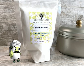 Mens Body Powder - by the Pound - Talc and Cornstarch Free - Bulk Refill  - Natural Dusting Powder