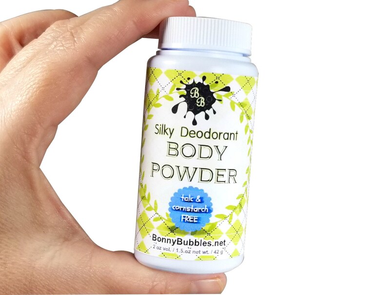 Deodorant Body Powder Pick a Scent talc and cornstarch Etsy