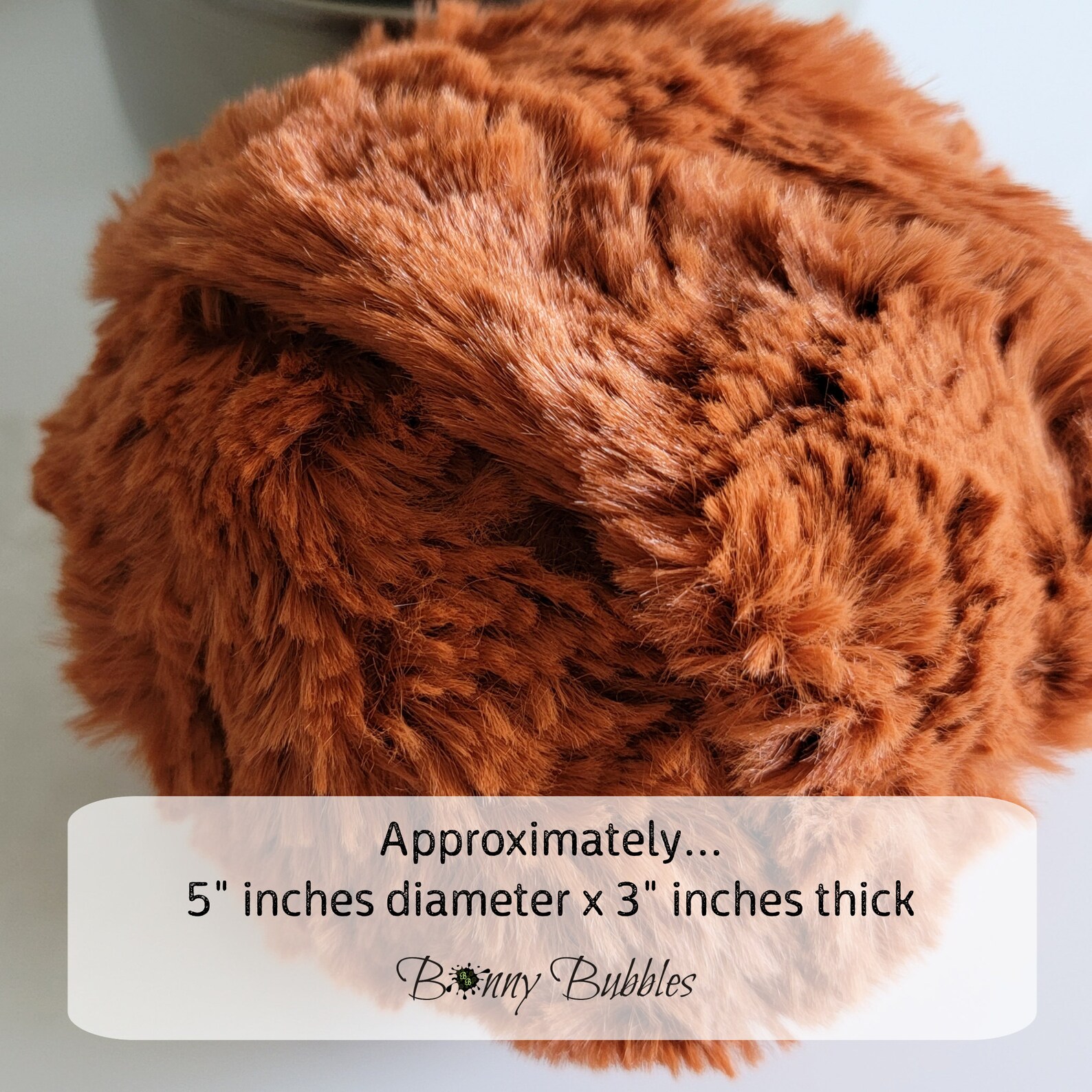 Body Powder Duster Puff to Apply Body Powder Burnt Sienna Etsy