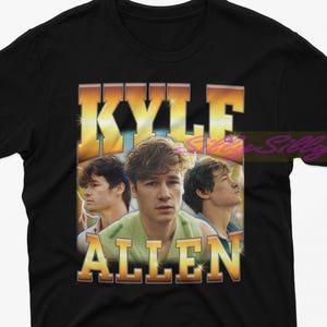 Chemise vintage KYLE ALLEN, t-shirt hommage Kyle Allen, t-shirts de fans de Kyle Allen, pull rétro des années 90 Kyle Allen, cadeau de merch à capuche Kyle Allen