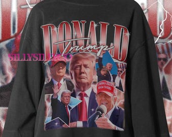 Retro Donald Trump Graphic Tee - Politisches Statement Shirt