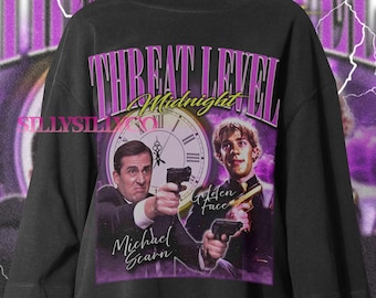 The Office Threat Level Midnight Retro vintage T-shirt classique unisexe