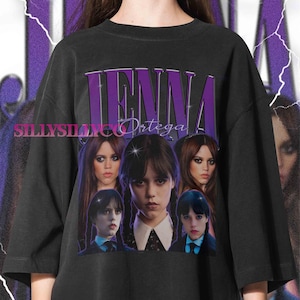 JENNA ORTEGA Vintage Shirt, Jenna Ortega Retro 90 Tshirt, Jenna Ortega Bootleg Tee, Jenna Ortega Sweater, Jenna Ortega Hoodie, Wednesday Tee