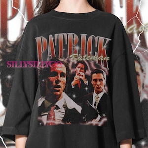 Retro Patrick Bateman Shirt, Patrick Bateman Merch, Batrick Bateman T-shirt, patrick bateman Tshirt, patrick bateman Sweatshirt, Movie Tees