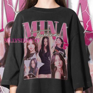 twice ミナ　Tシャツ MINA Twice, Mina Shirt, Mina Fan Tees, Mina Twice Merch