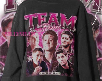 Team Dean Winchester Sweatshirt, Supernatural Jensen Ackles Shirt