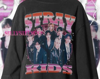 Stray Kids Karma Retro Bootleg Shirt, Straykids World Tour, Stray Kids Bangchan, Changbin, Felix, Lee Know, Stray Kids Shirt, Kpop SKZ Shirt