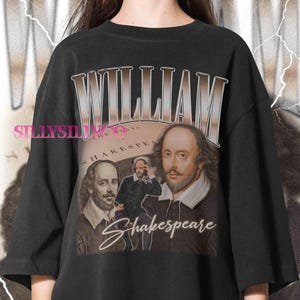 Retro William Shakespeare Shirt -William Shakespeare Crewneck,William Shakespeare T-shirt,William Shakespeare T shirt,Shakespeare Sweatshirt